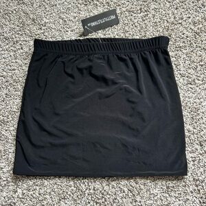 Pretty Little Thing PLT Mini Black Skirt Size 2
